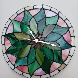 Zöld leveles falióra