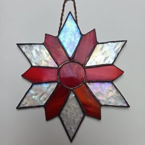 Piros irizáló csillag