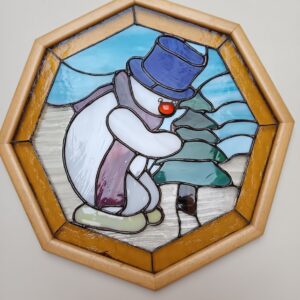 Tiffany hóember falikép