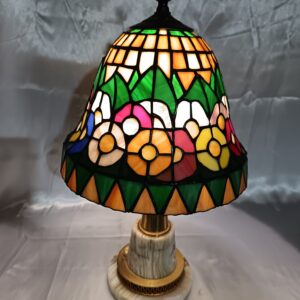 Tiffany virágos lámpa