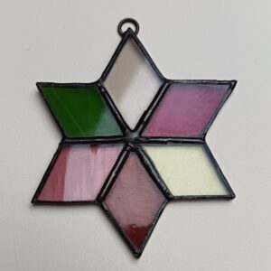 Tiffany hatágú csillag