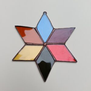 Tiffany hatágú csillag