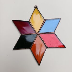 Tiffany hatágú csillag